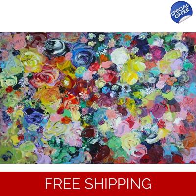 Sweet Flowers Colourful Roses 5173